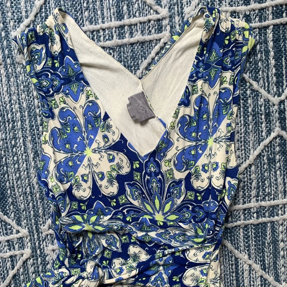 Anthropologie Vanessa Virginia Print Maxi Dress - Picture 4 of 16